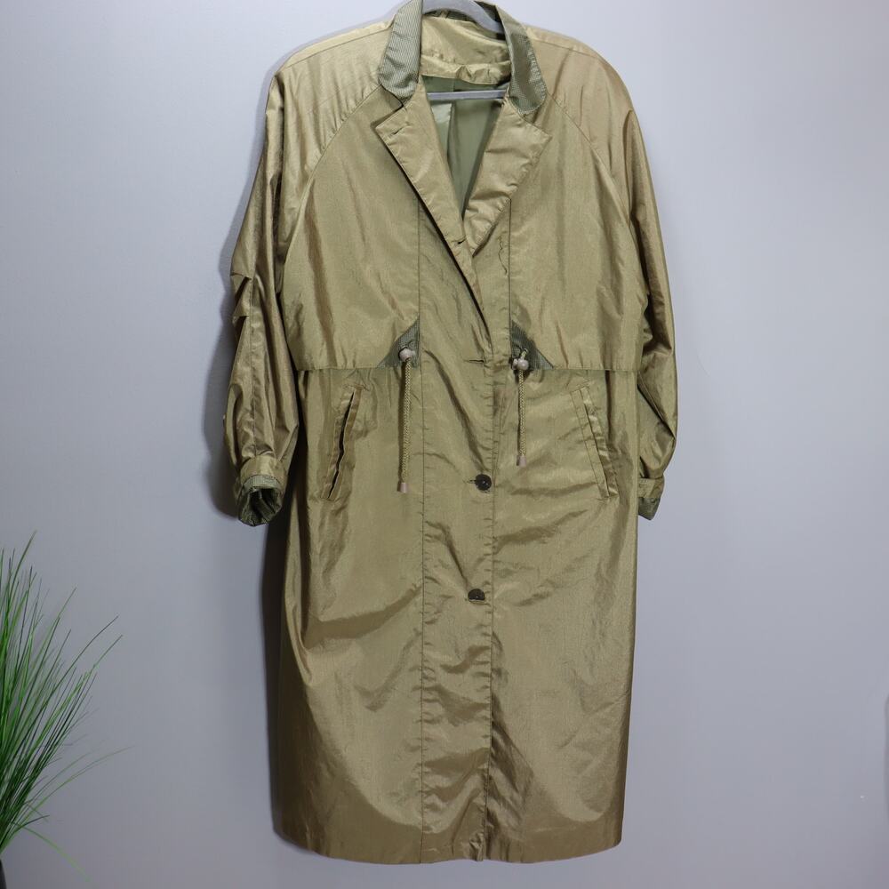 Cambridge Tan‎ Utility Trench Coat Women’s Size 10 Adjustable Waist